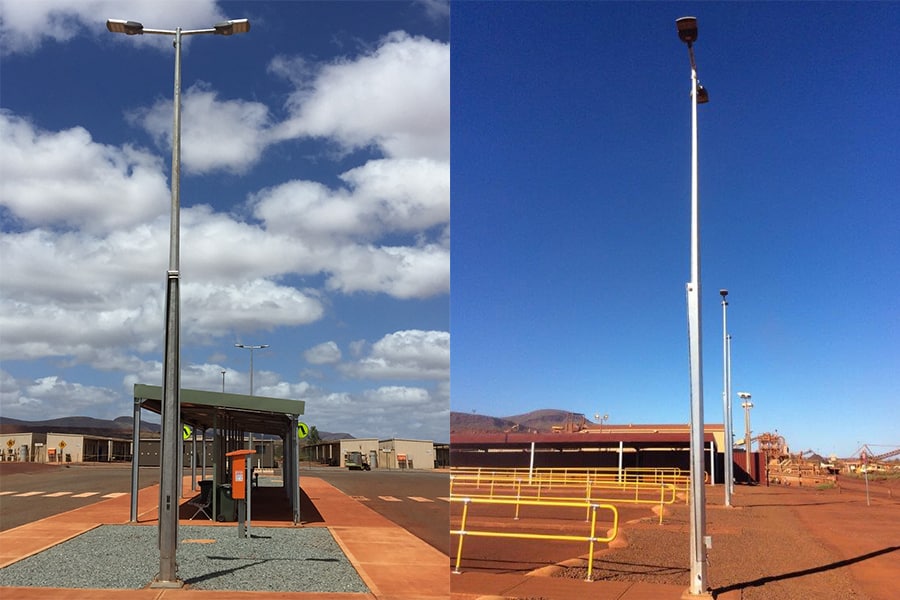 Outdoor Led Street Light in Bus Station in Australia3