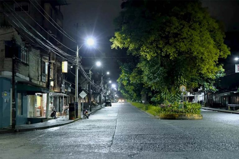 Series H Residential Street Lights In Urban Street in Mocoa of COLOMBIA