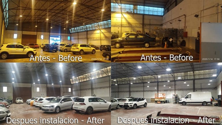Series H High Bay Lights In Garage In Spain