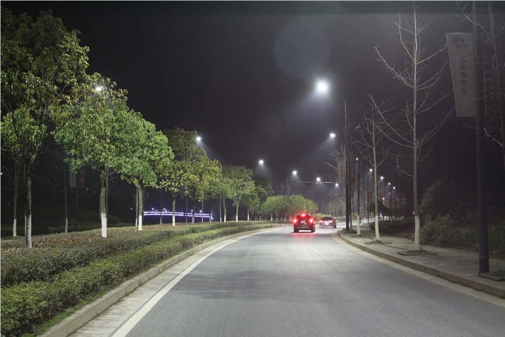 Street Light Lamp In Main Roads