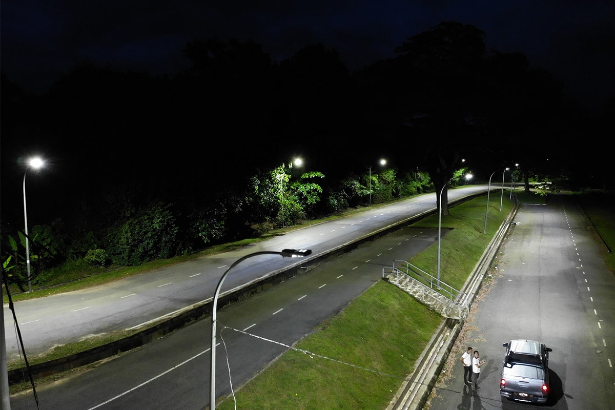 street light led 100w in Raub of Malaysia2