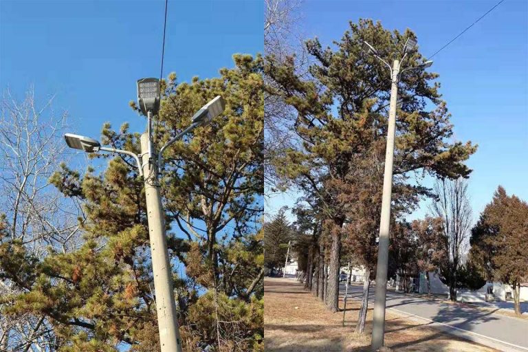 Series H Street Lighting Lamp In Community Roads In South Korea