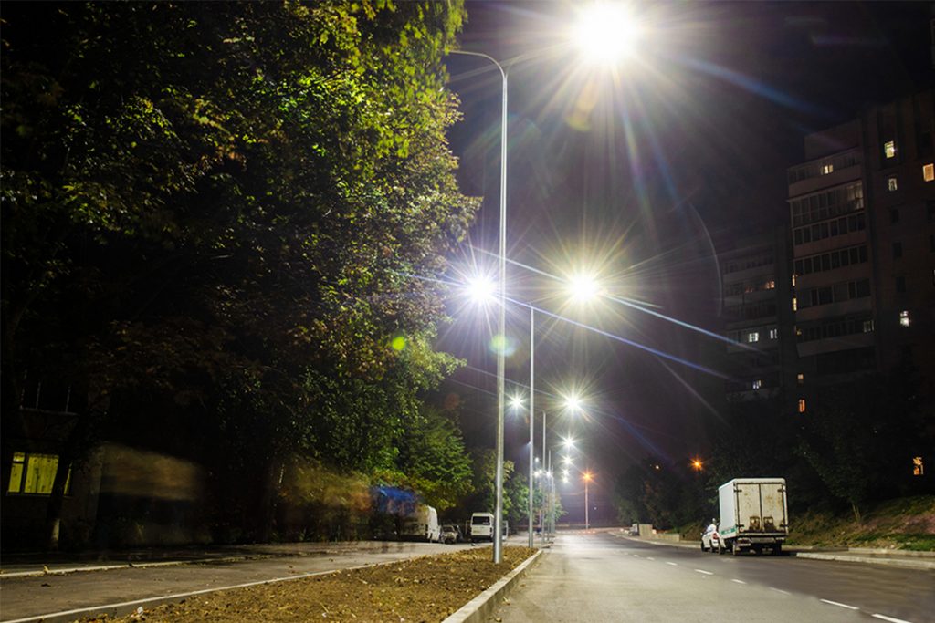 led light for roadway