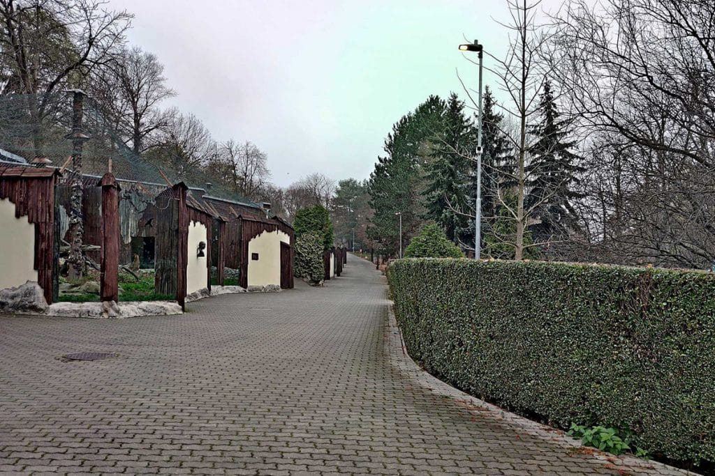 smart street light in a zoo park in Slovakia