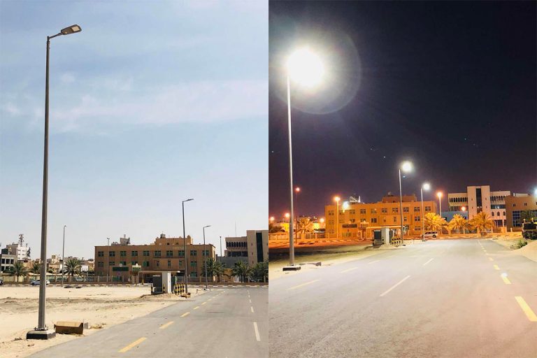 Series K street lighting led on the urban roads in Saudi Arabia