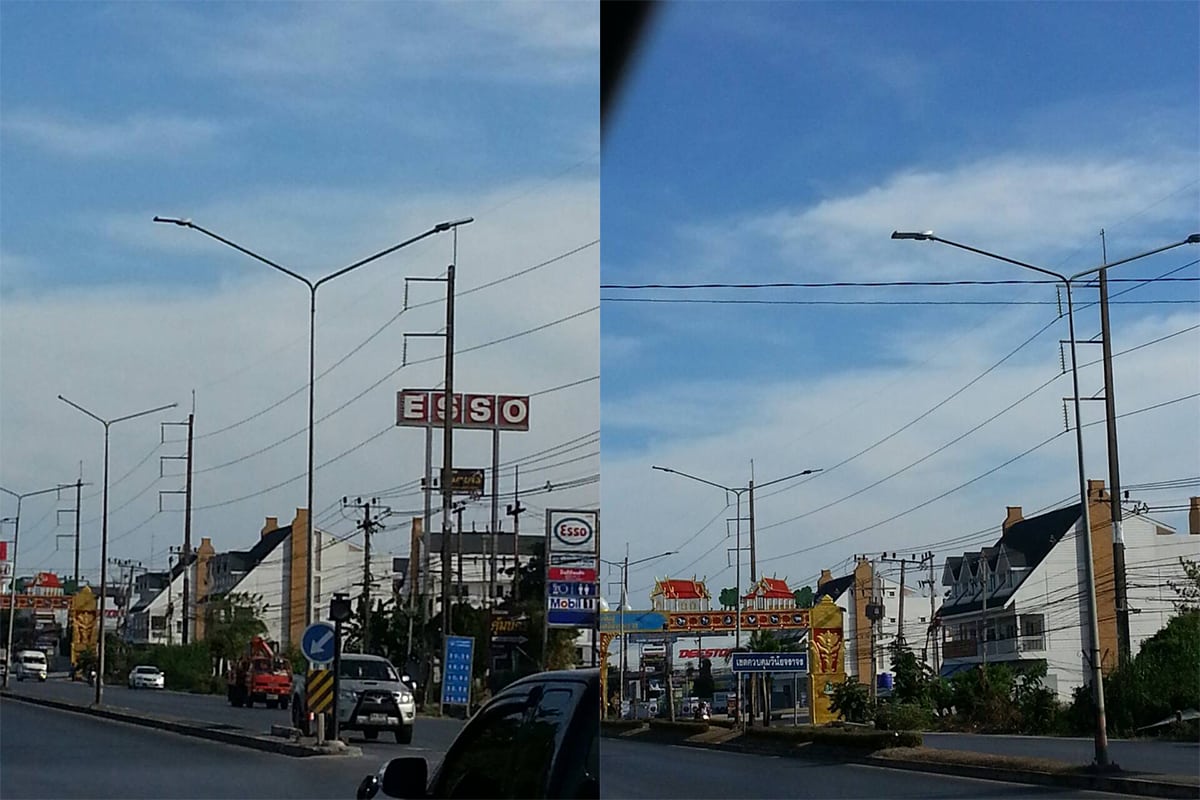 Overhead clearance street lights
