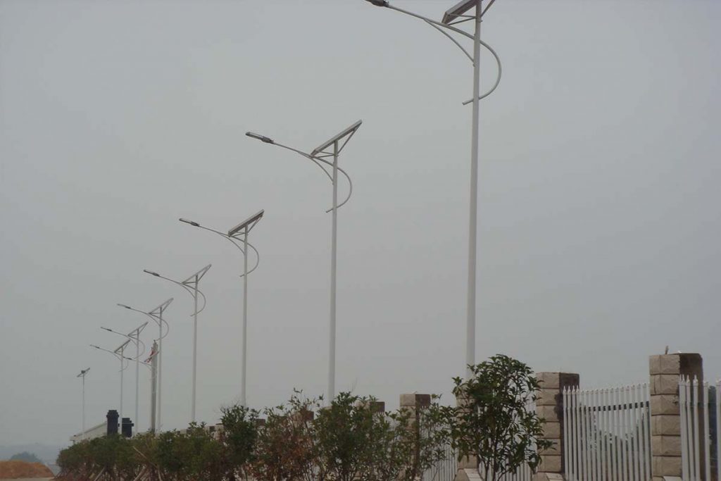 lampara solar led exterior