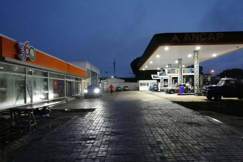ATEX certified gas station canopy lights