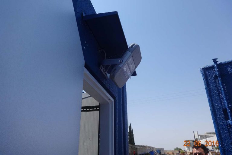 Series H flood light fixtures for area lighting in Israel