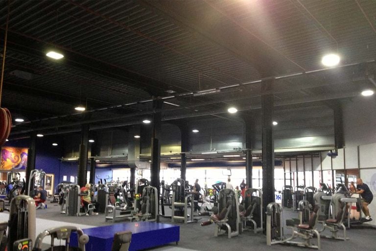 Series H led high bay in a Gym in the Netherlands