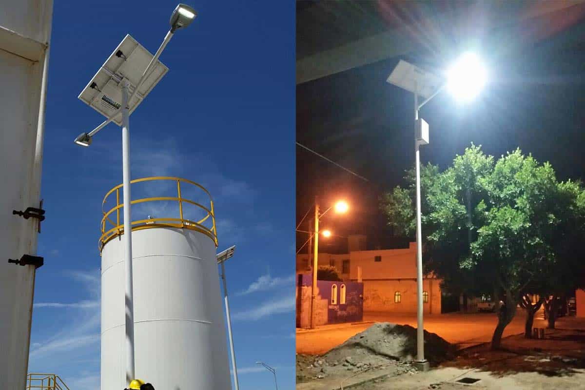 H led solar street light