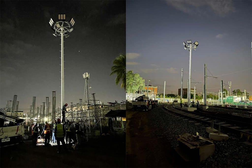 high mast lighting for railway station2