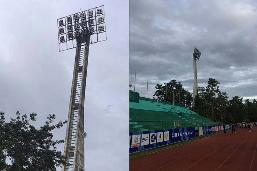stadium flood light for soccer field lighting in Thailand1