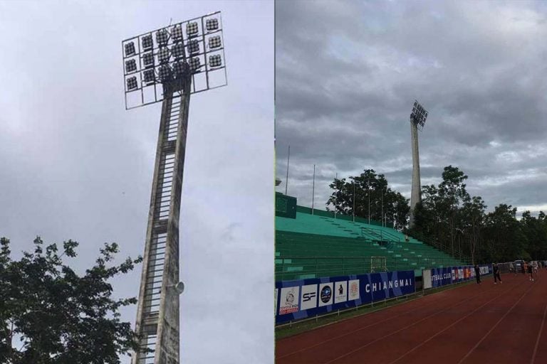 Series M stadium flood light for soccer field lighting in Thailand