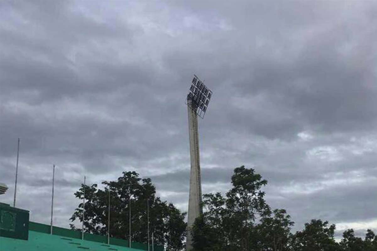 stadium flood light for soccer field lighting in Thailand3