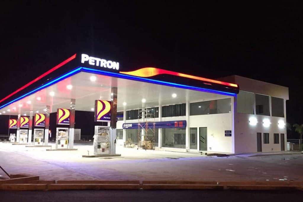 led light for petrol station