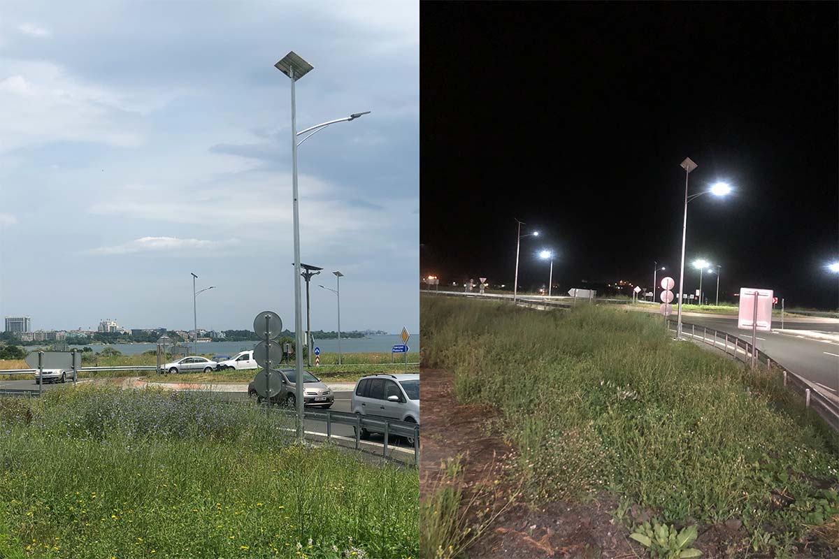 smart solar street light