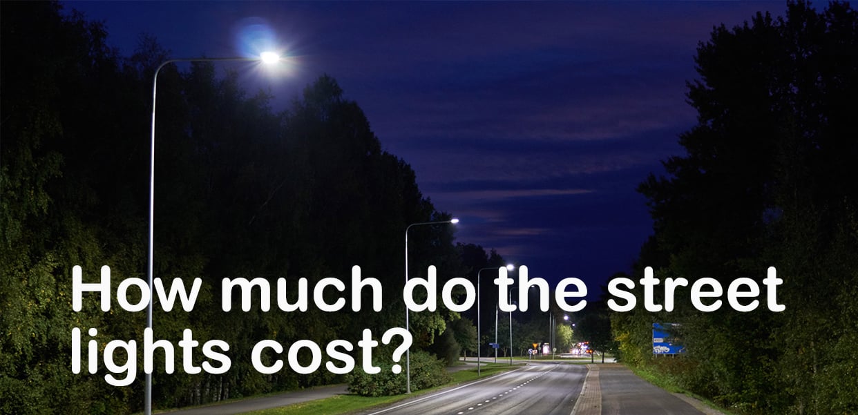 street lights cost