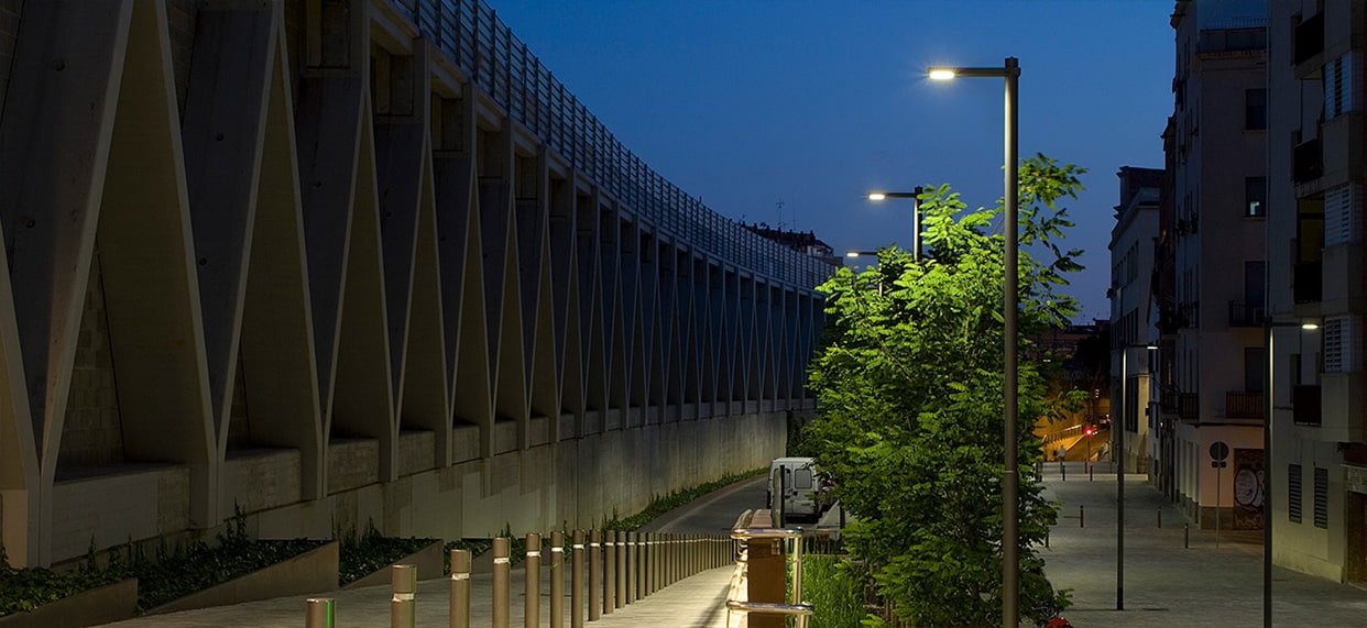 Light distribution of outdoor luminaire ZGSM