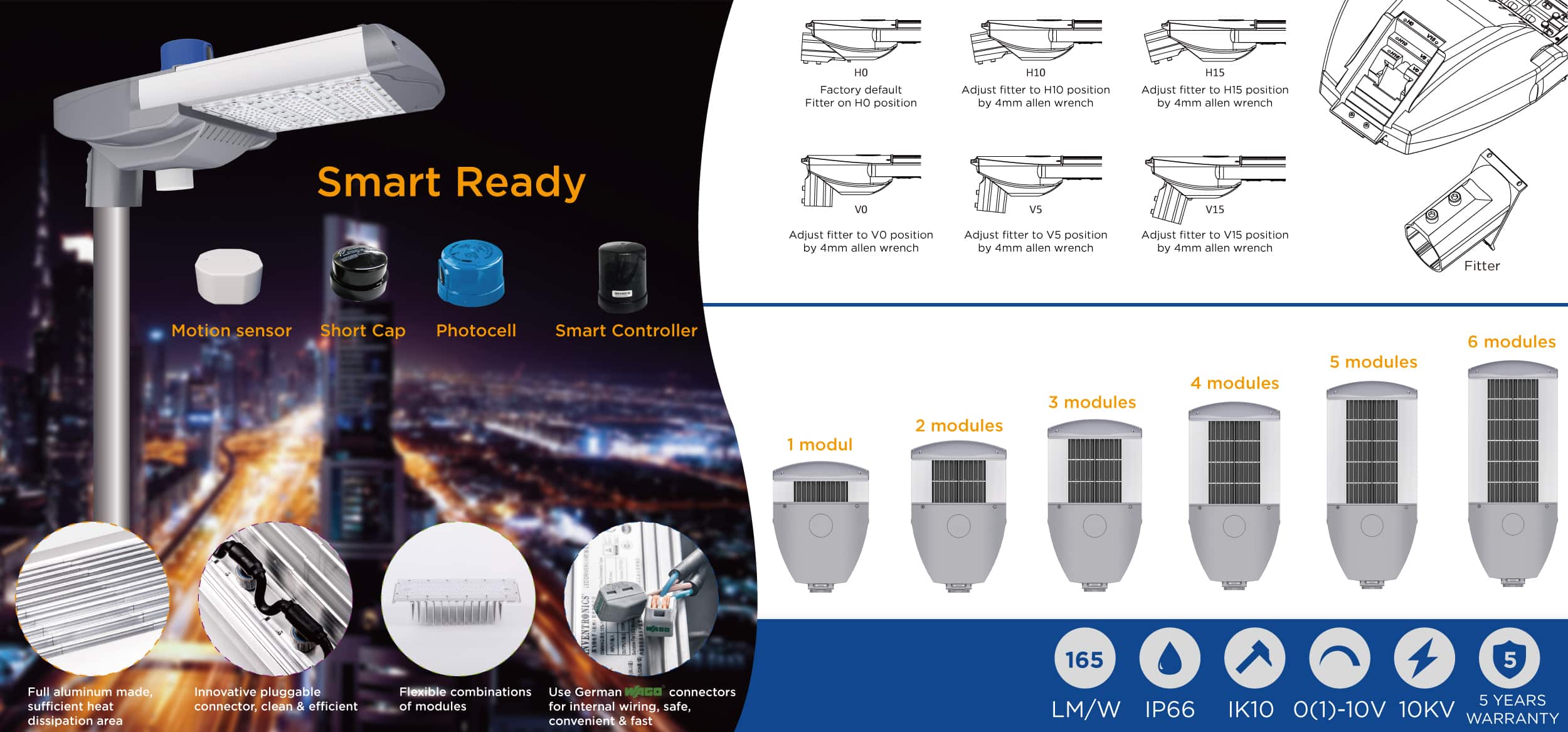 H Series LED Street Light