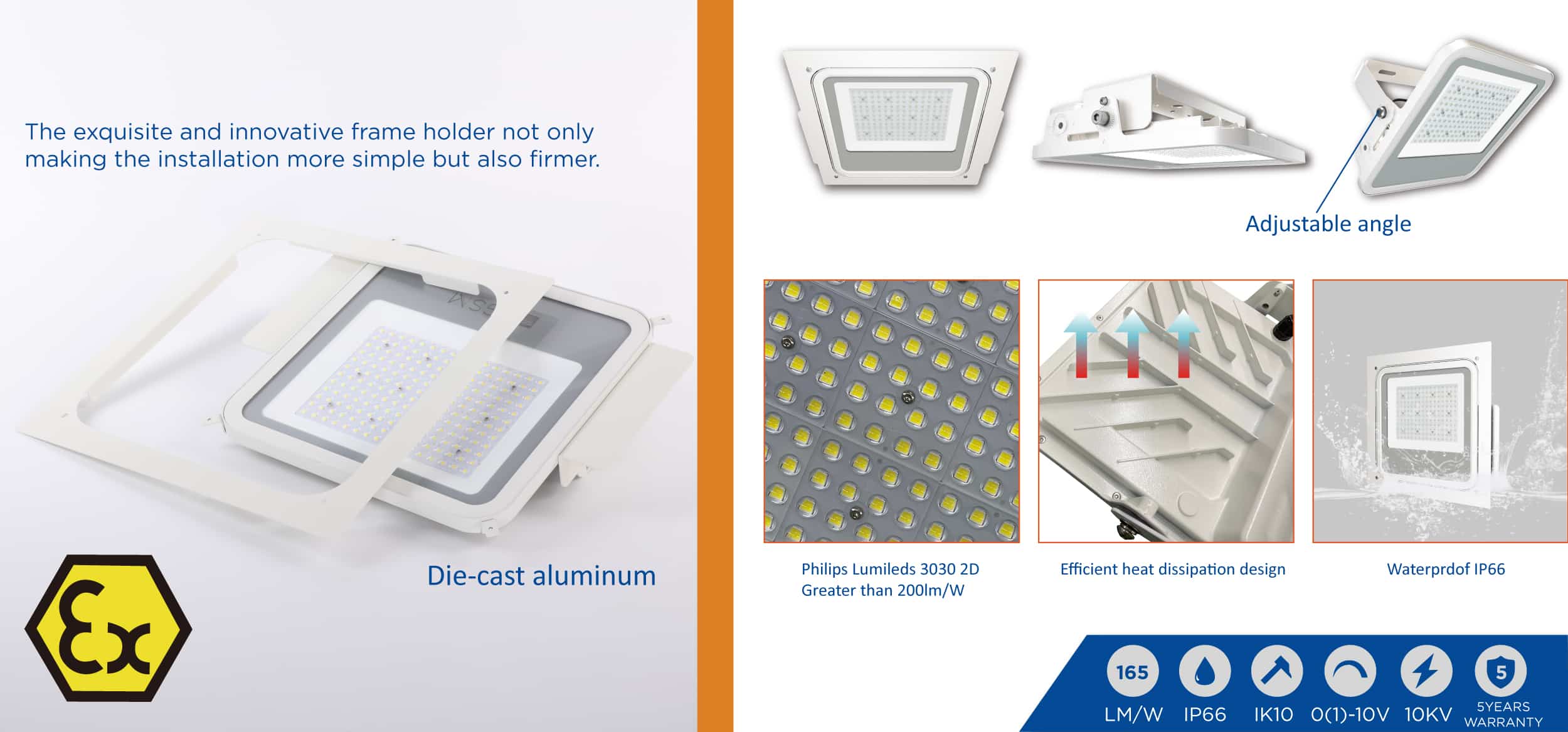 ATEX Led Canopy Light