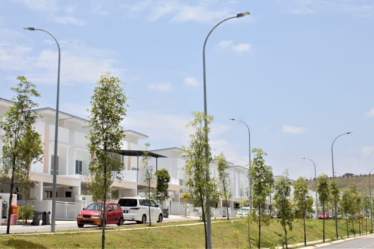 Series H LED light street in Seremban of Malaysia