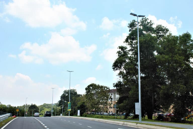 Series H highway street lights for urban express road