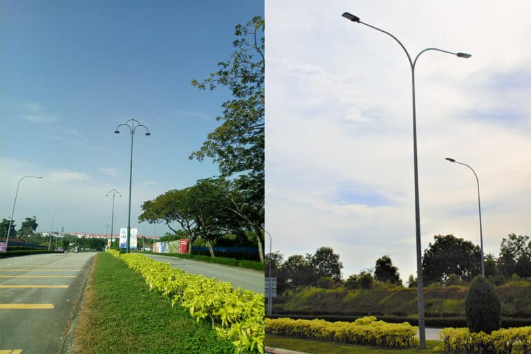 Series L streetlight LED on urabn main road