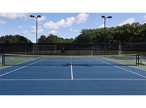 Tennis court lighting