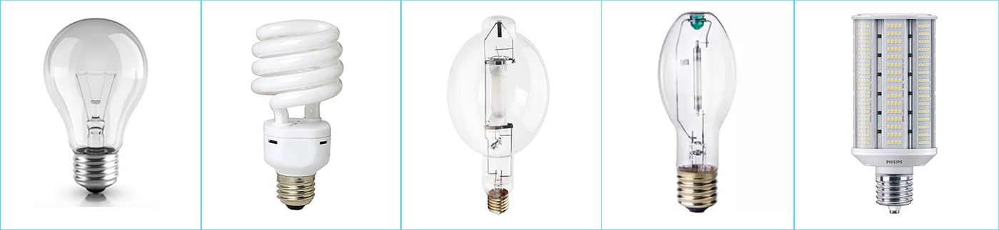 LED equivalent chart for traditional lamps