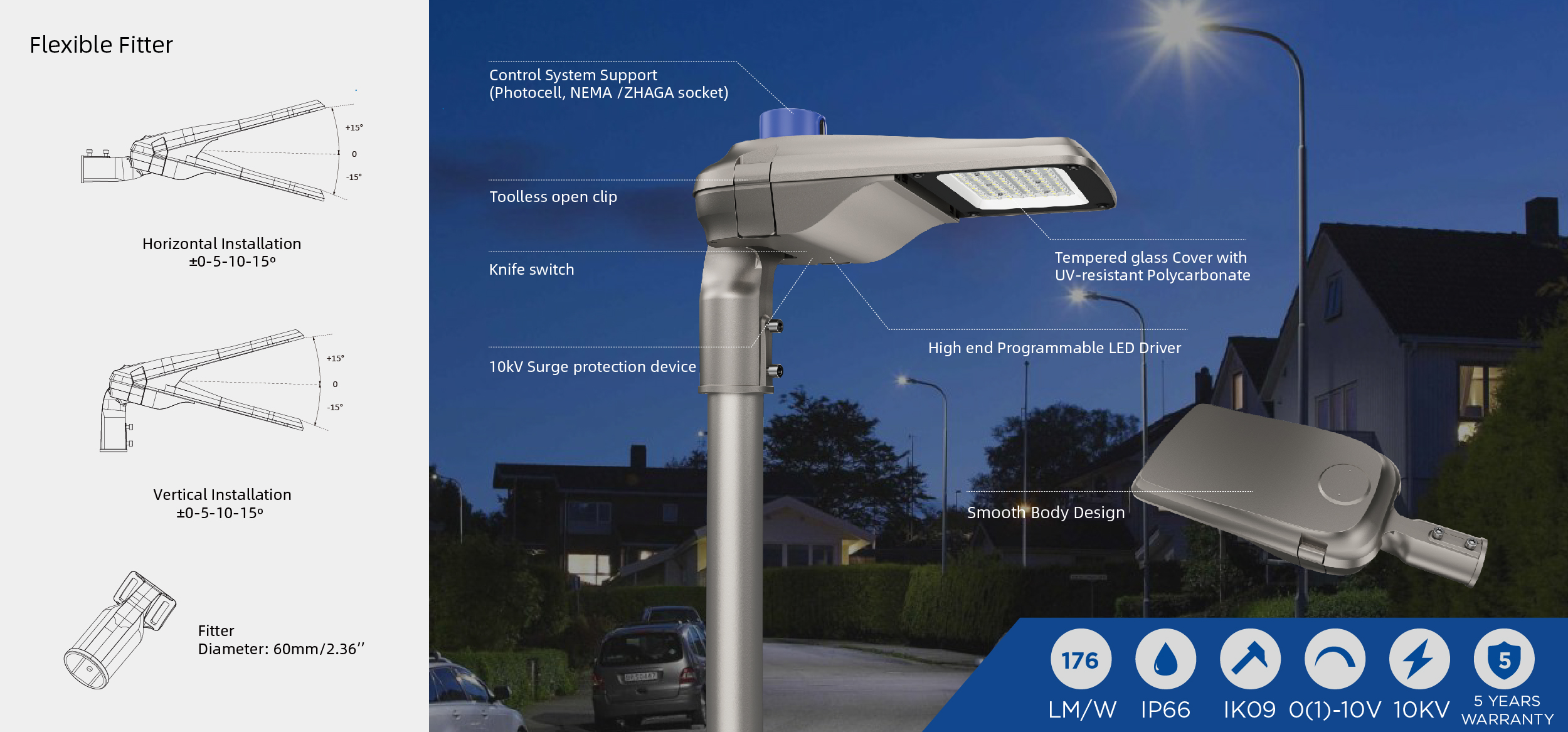 Cobra Head Street Light