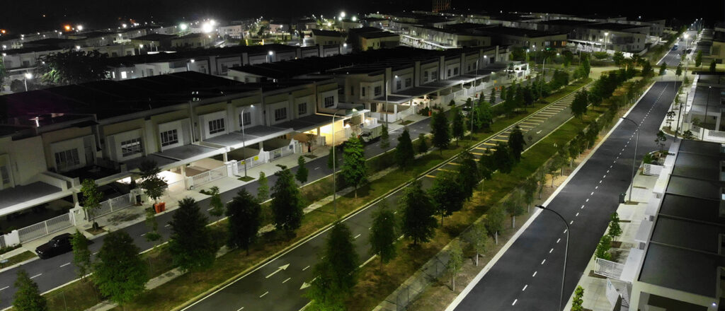Height of street light