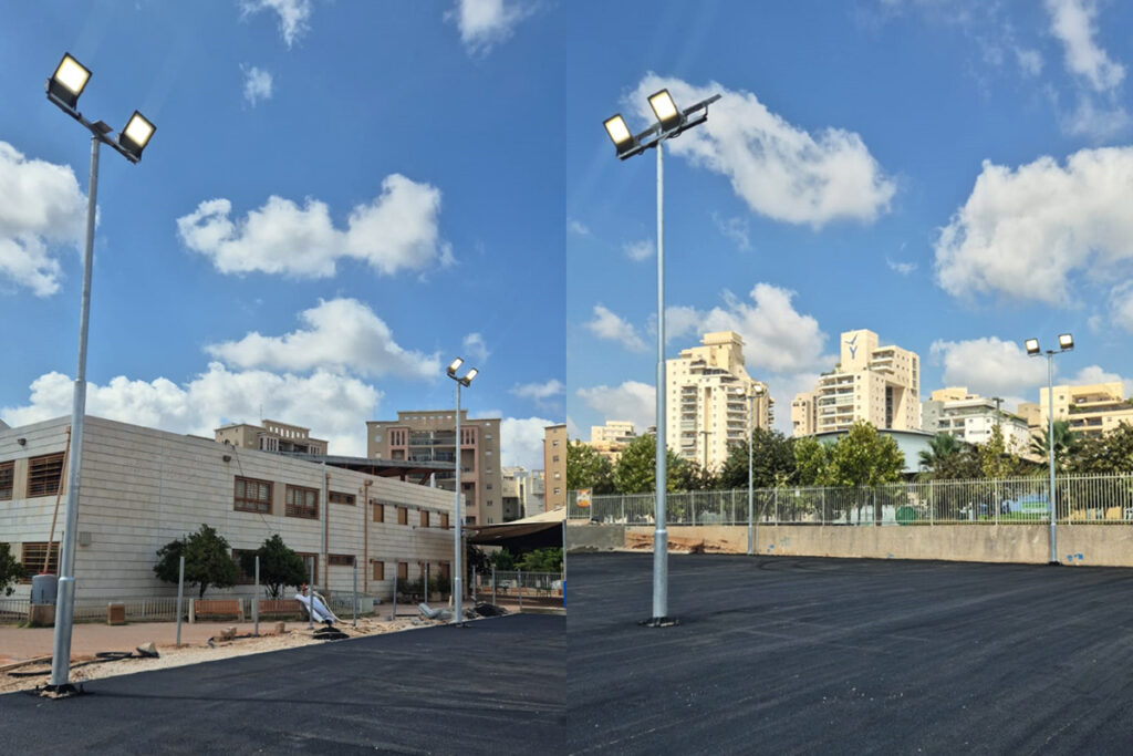 Series ZOOM Parking lot lighting in Israel-2