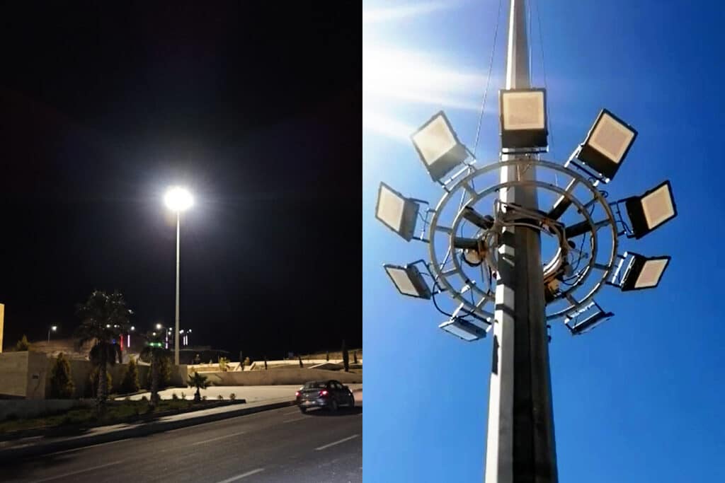 LED Floodlighting at the Jordanian Bazaar-3