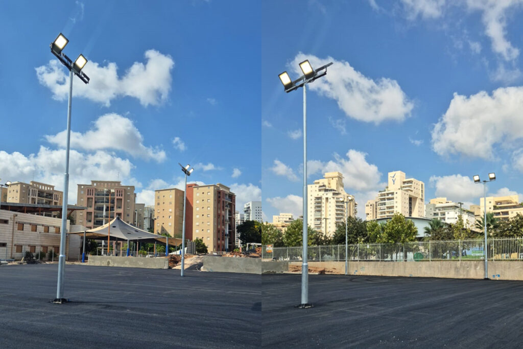 Series ZOOM Parking lot lighting in Israel-3