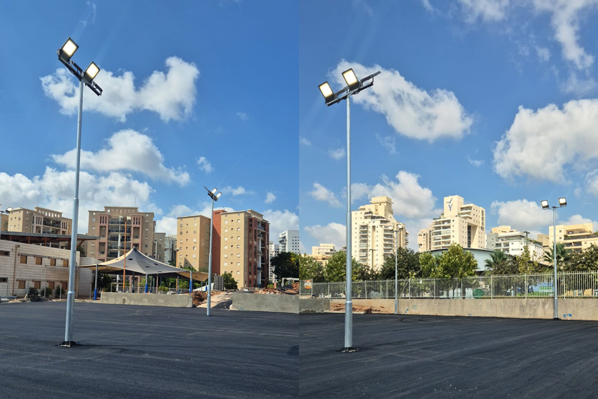 Series ZOOM Parking lot lighting in Israel-3