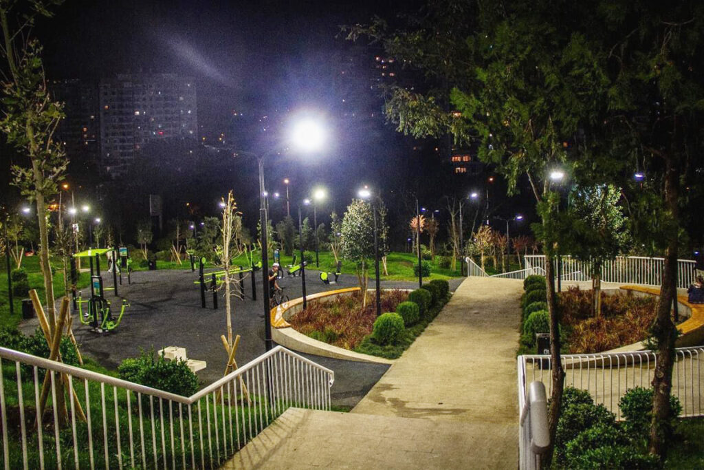 Pedestrian Walkway Lighting