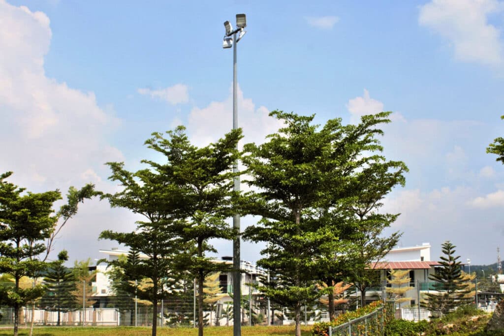 Series H Waterproof outdoor LED flood lights for landscape pond area in Malaysia