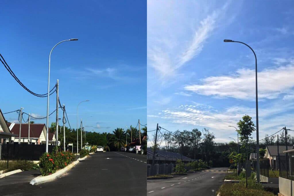 Series H waterproof led street light for residential area in Malaysia-2