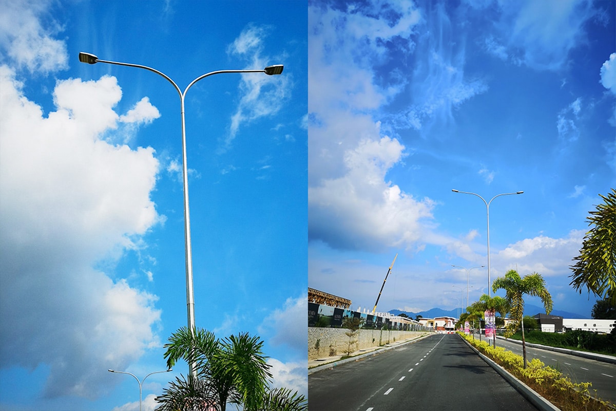energy efficient LED street lighting project solution