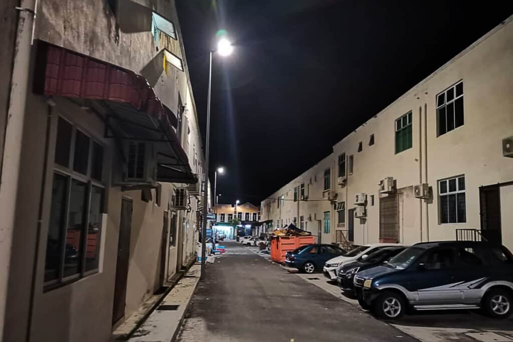 Commercial parking lot lights