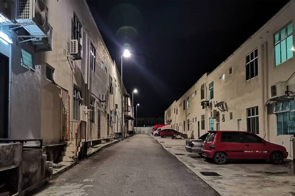 Commercial parking lot lights in Bandar Jasin Bestari Malacca