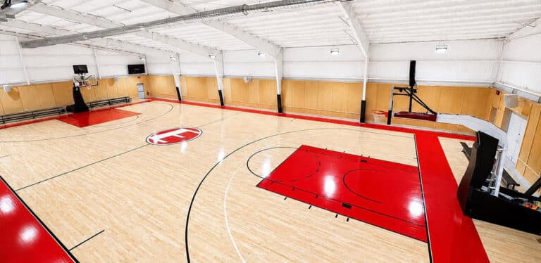 Multi-sports hall lighting